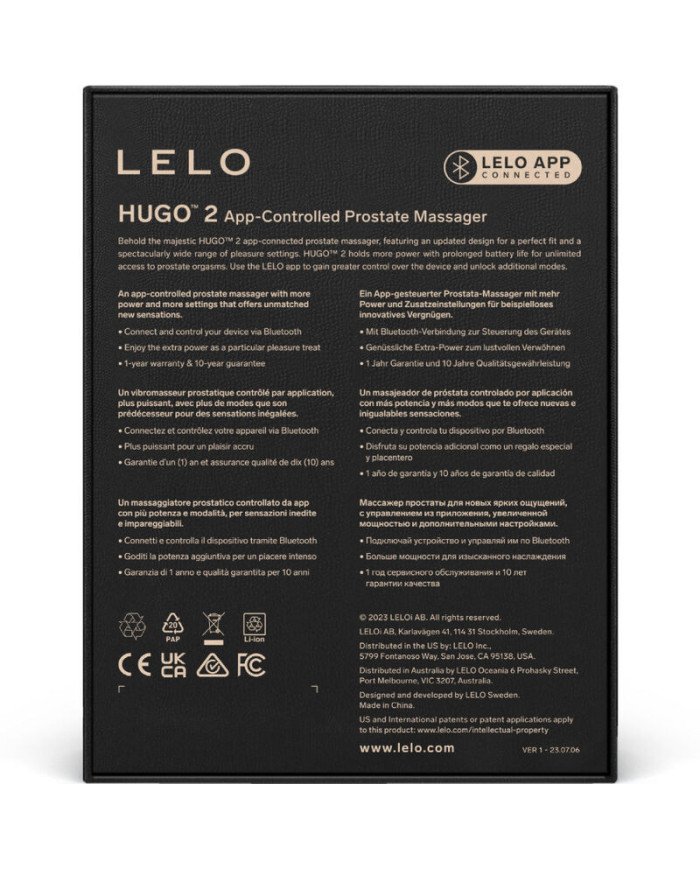 LELO - MASSEUR DE PROSTATE HUGO 2 VERT
