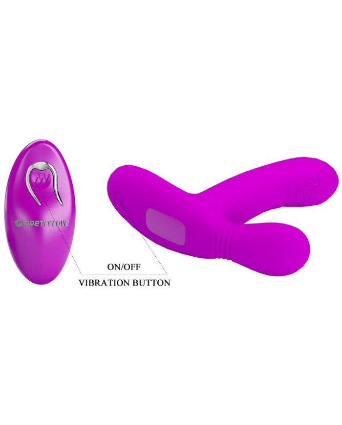 PRETTY LOVE - GERI CLITORIS MASSAGER ROSE TÉLÉCOMMANDE