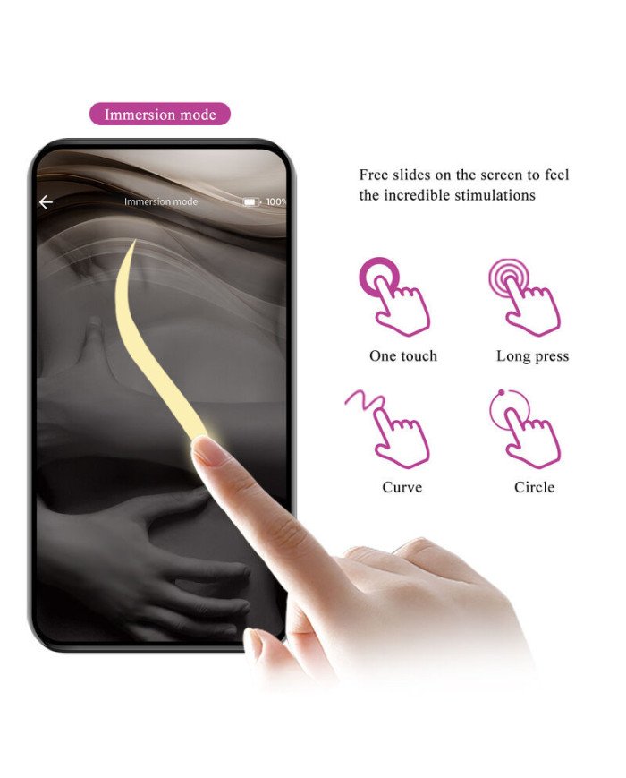 PRETTY LOVE - HECTOR ELECTROSHOCK VIBRATEUR PAR APP CONTROL VIOLET