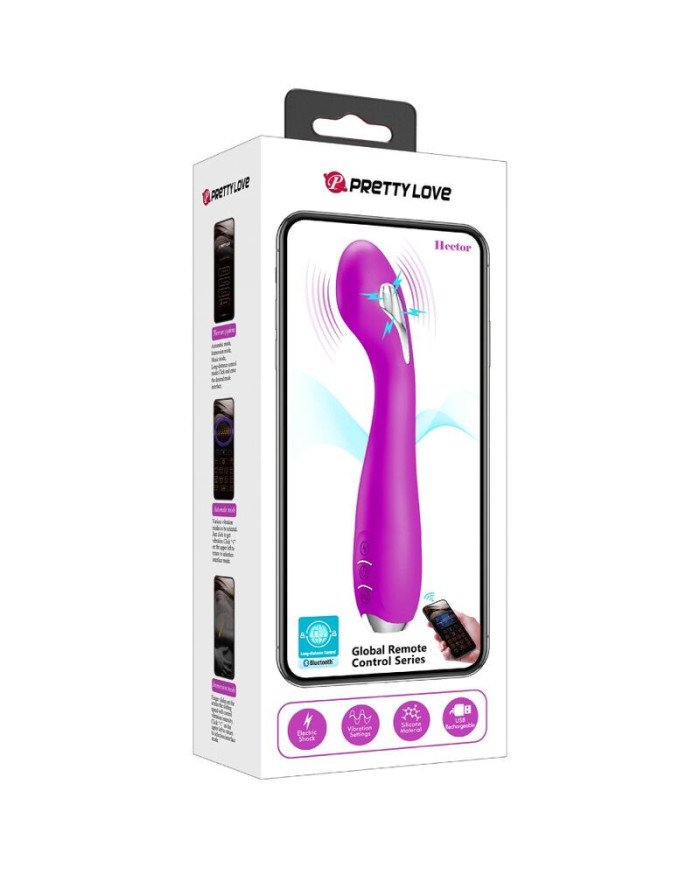PRETTY LOVE - HECTOR ELECTROSHOCK VIBRATOR APPLICATION OFFERTE VIOLET