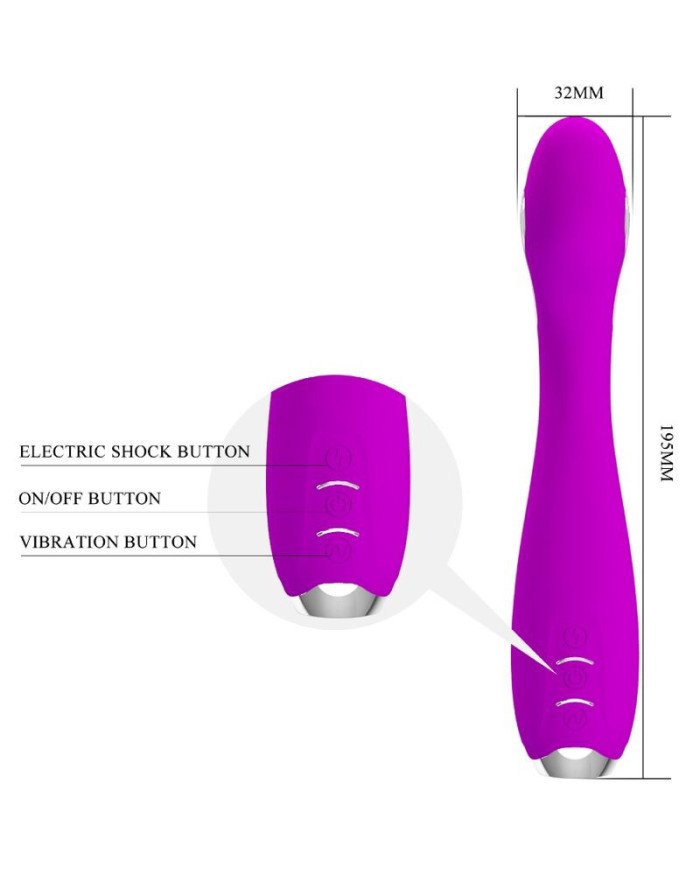 PRETTY LOVE - HECTOR ELECTROSHOCK VIBRATOR APPLICATION OFFERTE VIOLET