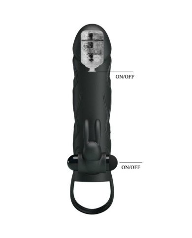 PRETTY LOVE - GAINE EN SILICONE AVEC VIBRATION 14 CM 2.0
