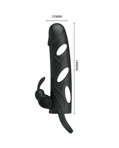 PRETTY LOVE - GAINE EN SILICONE AVEC VIBRATION 14 CM 2.0
