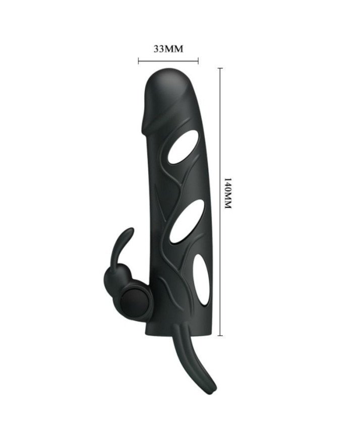 PRETTY LOVE - GAINE EN SILICONE AVEC VIBRATION 14 CM 2.0