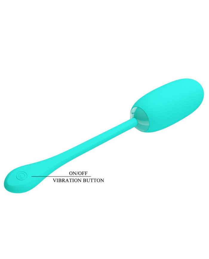 PRETTY LOVE - JULIUS OEUF VIBRANT IMPERMÉABLE-RECHARGEABLE AQUA VERT