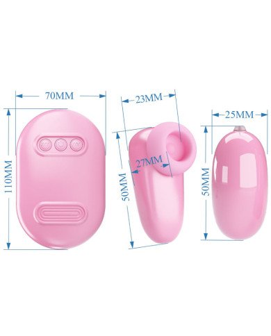 PRETTY LOVE - MAGIC BOX BALLE VIBRANTE & STIMULATEUR ROSE