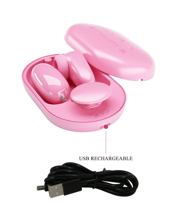 PRETTY LOVE - MAGIC BOX BALLE VIBRANTE & STIMULATEUR ROSE