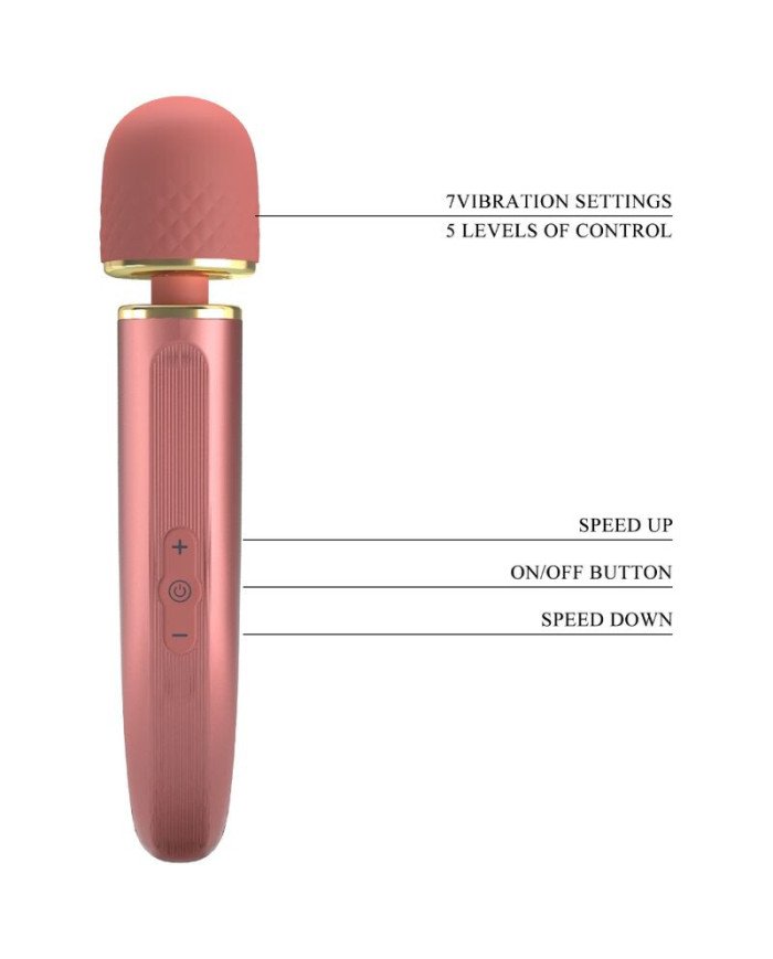 PRETTY LOVE - MASSEUR 7 MODES DE VIBRATION ROSE