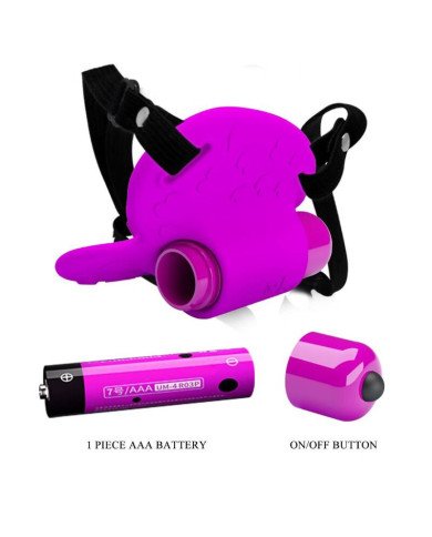 PRETTY LOVE - MASSEUR DE CLITORIS HEARTBEAT VIOLET