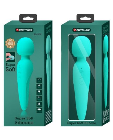 PRETTY LOVE - MASSEUR MEREDITH 12 MODES DE VIBRATION VERT AQUA