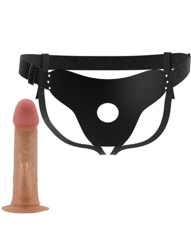 PRETTY LOVE - MAVIS HARNAIS CULOTTE UNIVERSELLE AVEC GODE 19 CM NATUREL