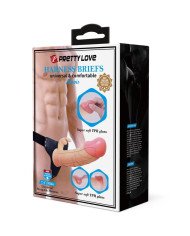 PRETTY LOVE - MAVIS HARNAIS CULOTTE UNIVERSELLE AVEC GODE 19 CM NATUREL