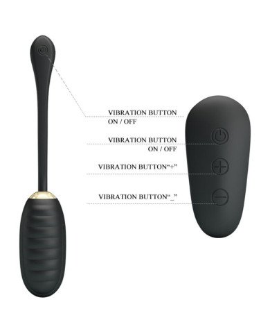 PRETTY LOVE - OEUF VIBRANT RECHARGEABLE DOREEN LUXURY NOIR