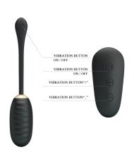 PRETTY LOVE - OEUF VIBRANT RECHARGEABLE DOREEN LUXURY NOIR