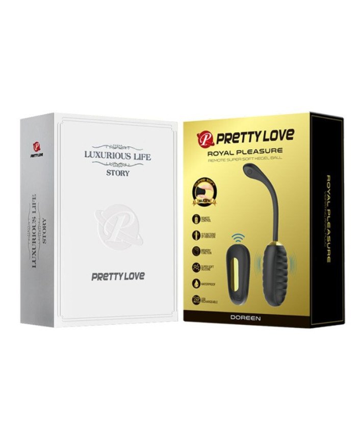 PRETTY LOVE - OEUF VIBRANT RECHARGEABLE DOREEN LUXURY NOIR