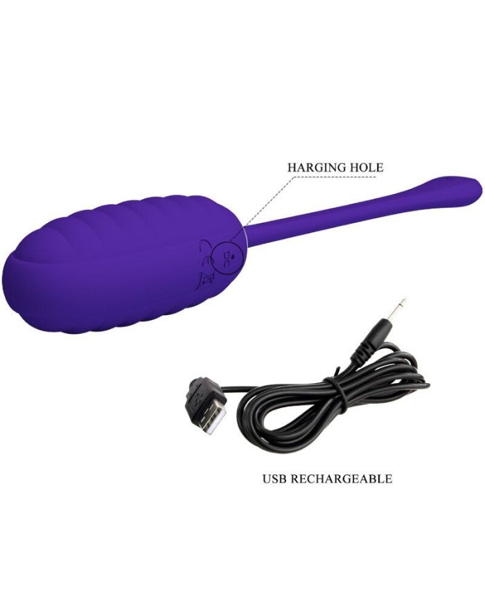 PRETTY LOVE - OEUF VIBRANT RECHARGEABLE KIRK VIOLET