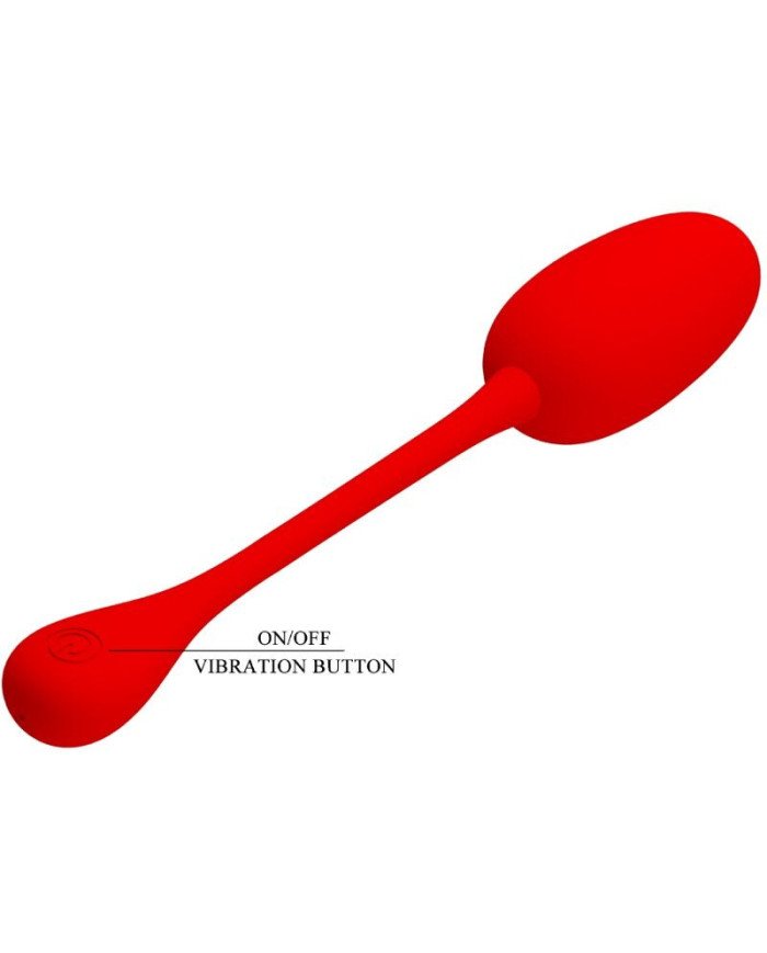 PRETTY LOVE - OEUF VIBRANT RECHARGEABLE KNUCKER ROUGE