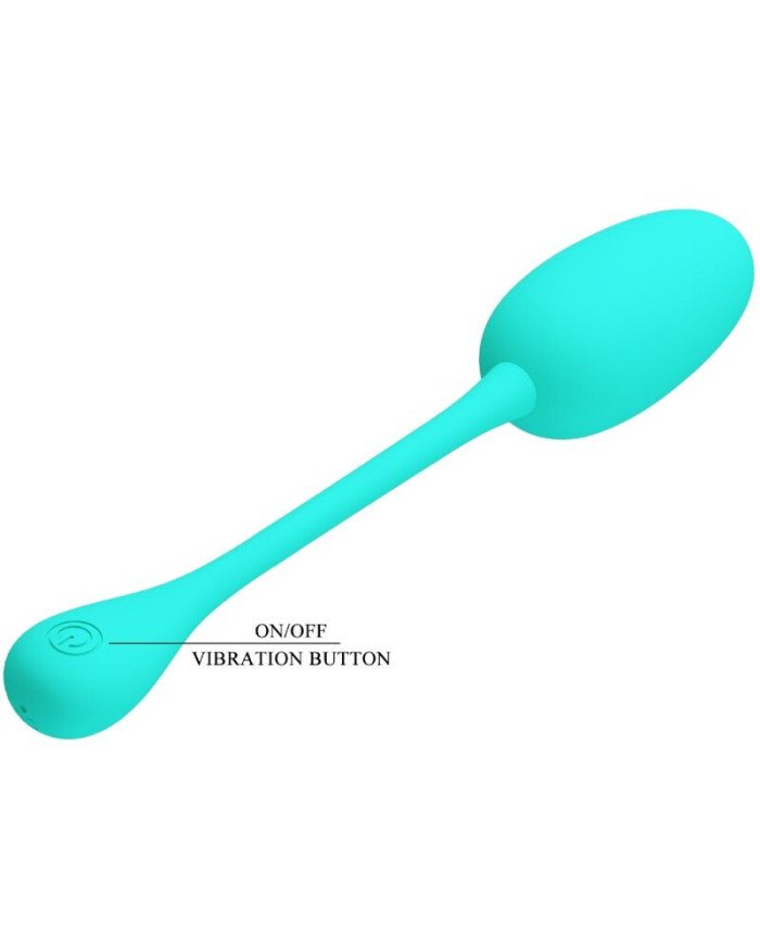 PRETTY LOVE - OEUF VIBRANT RECHARGEABLE KNUCKER VERT D'EAU