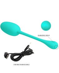 PRETTY LOVE - OEUF VIBRANT RECHARGEABLE KNUCKER VERT D'EAU
