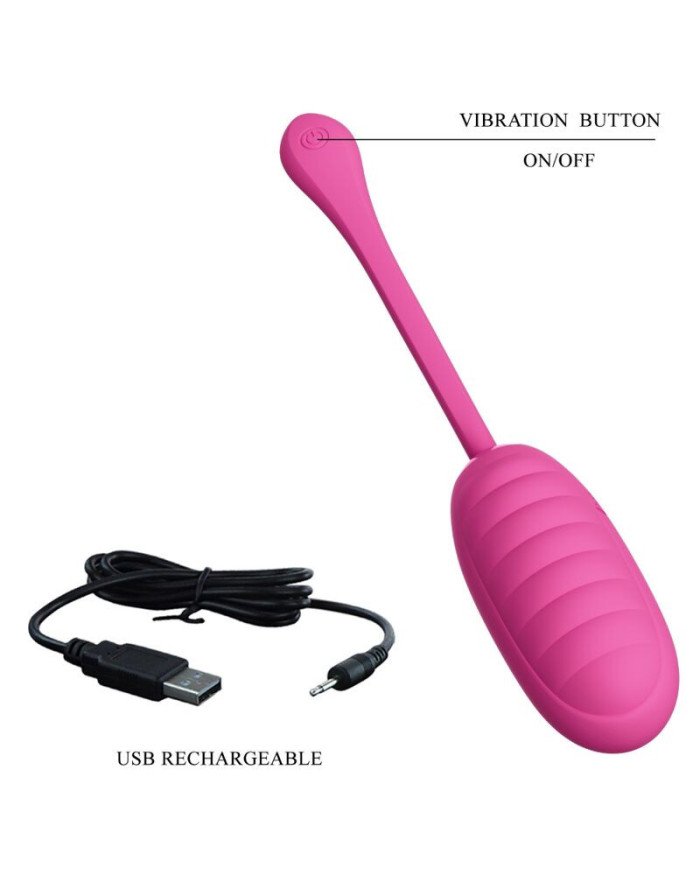 PRETTY LOVE - OEUF VIBRANT RECHARGEABLE ROSE CATALINA
