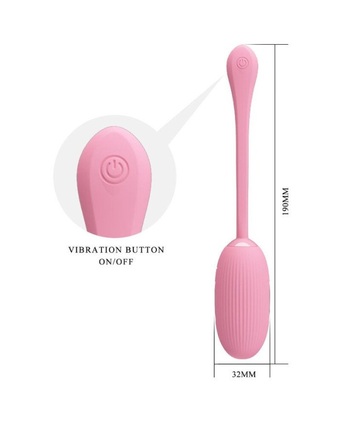 PRETTY LOVE - OEUF VIBRANT RECHARGEABLE ROSE DOREEN