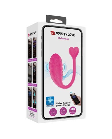 PRETTY LOVE - OEUF VIBRANT ROSE FISHER CONTRÔLÉ PAR APPLICATION