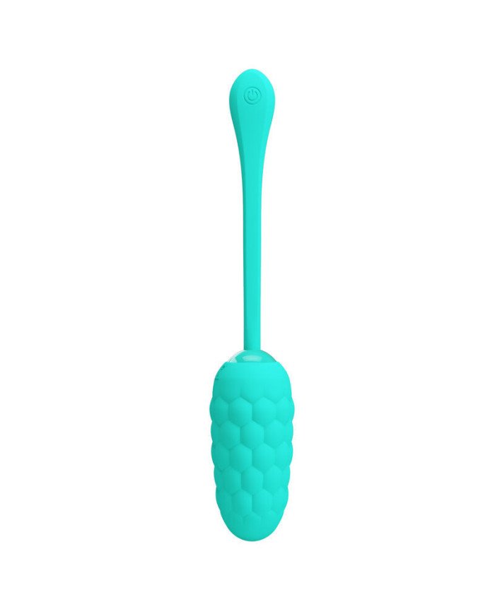PRETTY LOVE - OEUF VIBRANT TEXTURE MARINE RECHARGEABLE AQUA GREEN