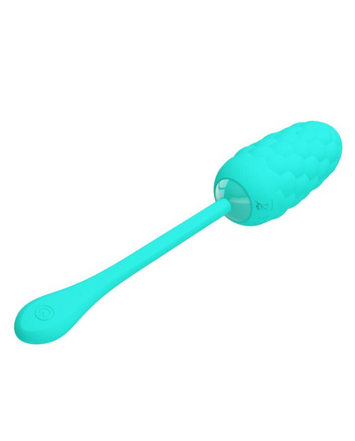 PRETTY LOVE - OEUF VIBRANT TEXTURE MARINE RECHARGEABLE AQUA GREEN