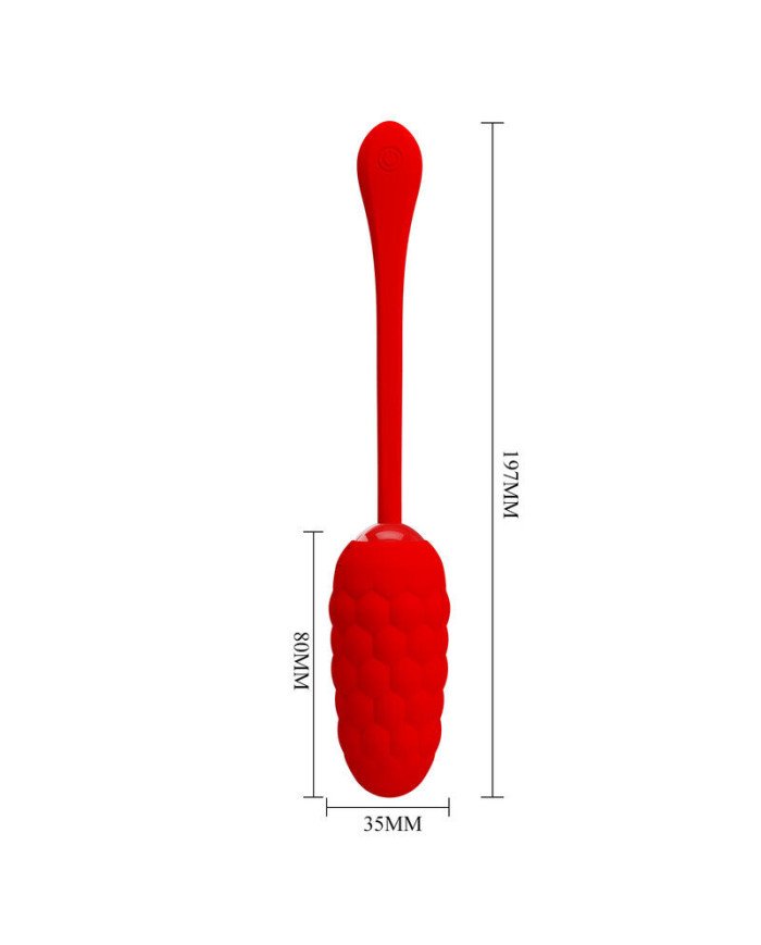PRETTY LOVE - OEUF VIBRANT TEXTURE MARINE RECHARGEABLE ROUGE