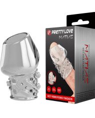 PRETTY LOVE - PÉNIS TRANSPARENT MATIAS PLUS ÉPAIS