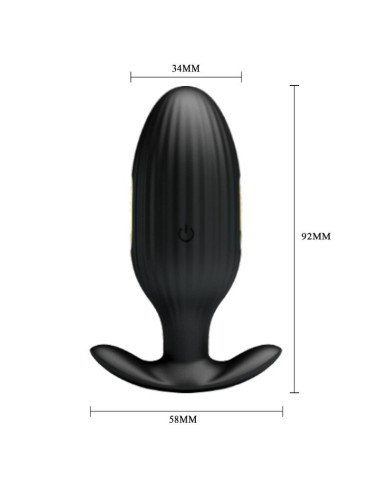 PRETTY LOVE - PLUG ANAL CONTRÔLÉ PAR APPLICATION JEFFERSON NOIR