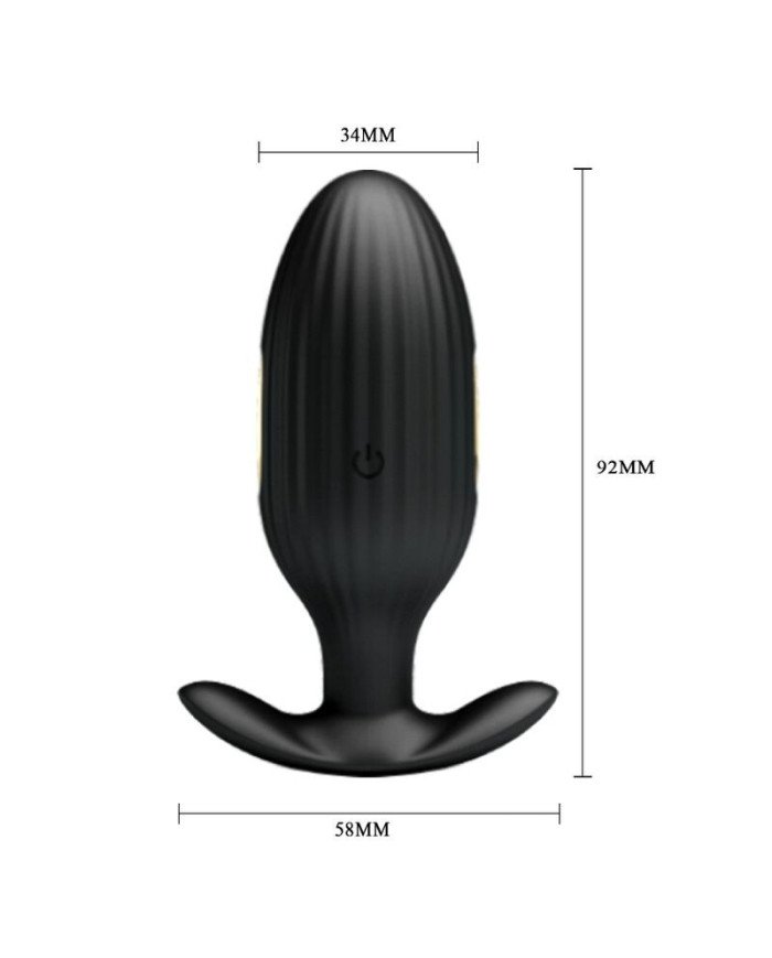 PRETTY LOVE - PLUG ANAL CONTRÔLÉ PAR APPLICATION JEFFERSON NOIR