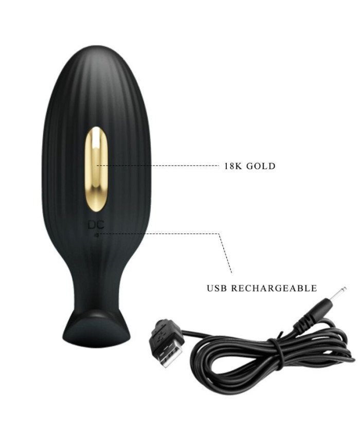 PRETTY LOVE - PLUG ANAL CONTRÔLÉ PAR APPLICATION JEFFERSON NOIR