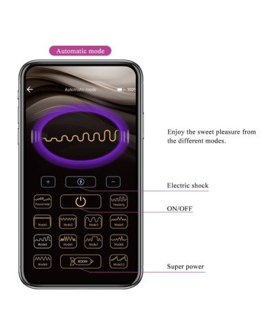 PRETTY LOVE - PLUG ANAL CONTRÔLÉ PAR APPLICATION JEFFERSON NOIR