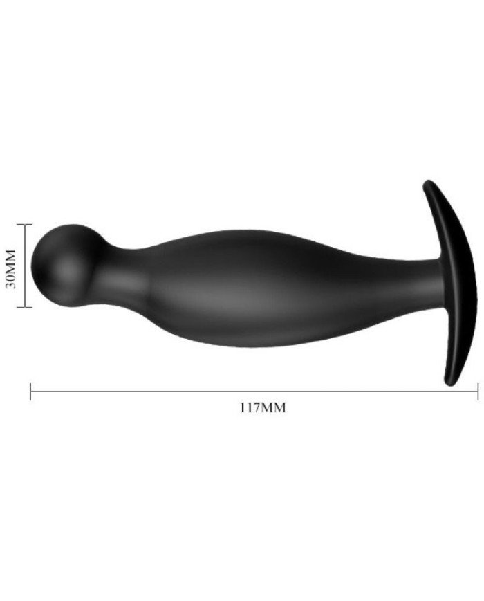 PRETTY LOVE - PLUG ANAL EN SILICONE E 11.7 CM NOIR