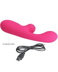 PRETTY LOVE - SKYLAR VIBRATEUR STIMULATEUR ROSE