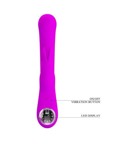 PRETTY LOVE - SKYLAR VIBRATEUR STIMULATEUR VIOLET