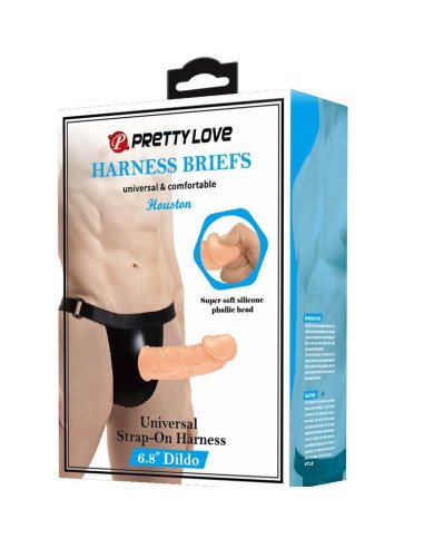 PRETTY LOVE - SLIPS HARNNES AVEC DIDLO INCLUS