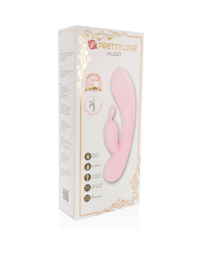 PRETTY LOVE - SMART VIBRATEUR AVEC OREILLES HUGO RABBIT