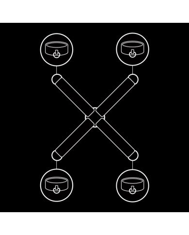FETISH SUBMISSIVE - UNION DE MENOTTES EN CUIR VÉGAN