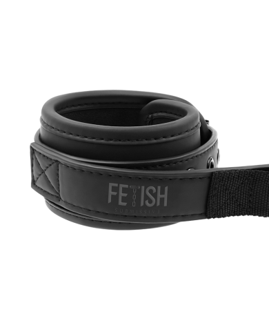 FETISH SUBMISSIVE - MENOTTES DOUBLURE NOPRÈNE AVEC POIGNÉE