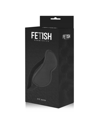FETISH SUBMISSIVE - MASQUE EN CUIR VÉGAN II AVEC DOUBLURE EN NÉOPRÈNE