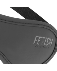 FETISH SUBMISSIVE - MASQUE EN CUIR VÉGAN II AVEC DOUBLURE EN NÉOPRÈNE