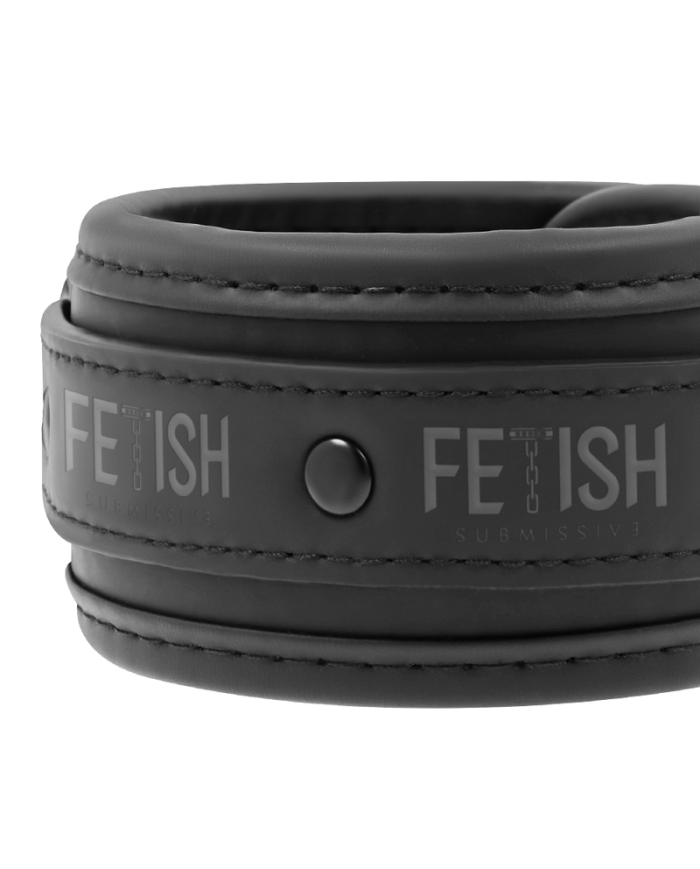 FETISH SUBMISSIVE - ENSEMBLE DE RETENUE DE LIT DE LUXE AVEC DOUBLURE EN NÉOPRÈNE