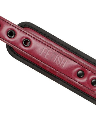 FETISH SUBMISSIVE DARK ROOM - COLLIER AVEC LAISSE AVEC DOUBLURE EN NÉOPRÈNE