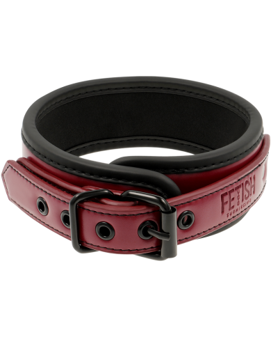 FETISH SUBMISSIVE DARK ROOM - COLLIER AVEC LAISSE AVEC DOUBLURE EN NÉOPRÈNE