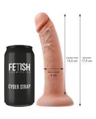 FETISH SUBMISSIVE CYBER STRAP - HARNAIS TÉLÉCOMMANDE ET BULLET VIBRANT TECHNOLOGIE WATCME M