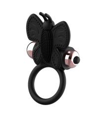 COQUETTE CHIC DESIRE - COCKRING PAPILLON AVEC VIBRATEUR NOIR / OR