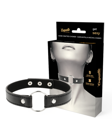 COQUETTE CHIC DESIRE - COLLIER EN CUIR VEGAN FEMME