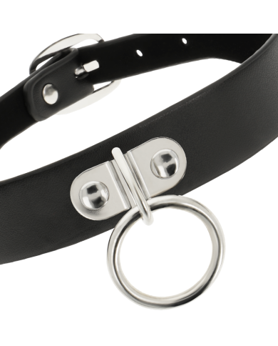 COQUETTE CHIC DESIRE - COLLIER EN CUIR VEGAN FEMME FÉTICHE